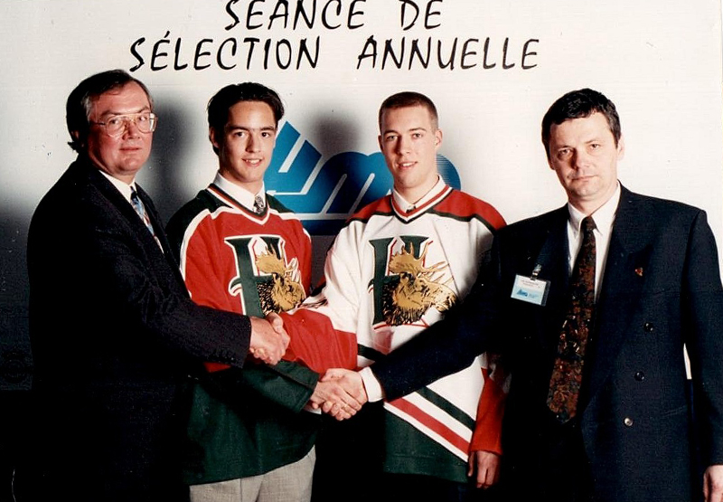 1994-95 | Franchise d'expansion / New QMJHL Franchise - Harold McKay, Etienne Drapeau, Jean-S�bastien Gigu�re, Cl�ment Jodoin